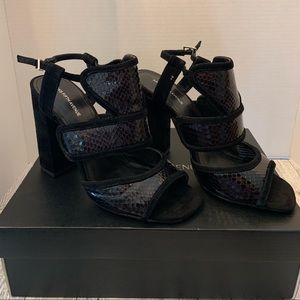 Saks Fifth Avenue Carissa Black Sandals 8M